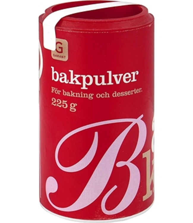 Bakpulver 225G Garant Bak