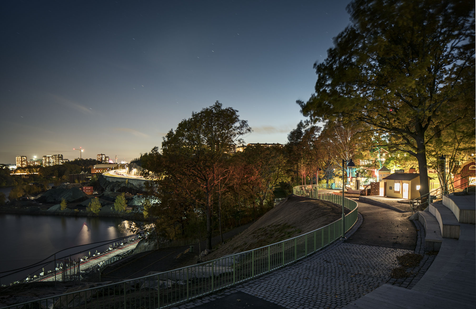 Lilla Kvarnholmens lekplats, ÅWL Arkitekter. Foto: Felix Gerlach.
