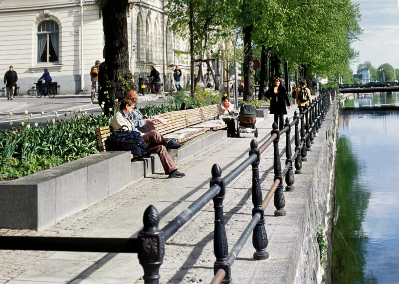 Vinnare av Sienapriset 2005, Östra Ågatan i Uppsala. Foto: Luc Pagès