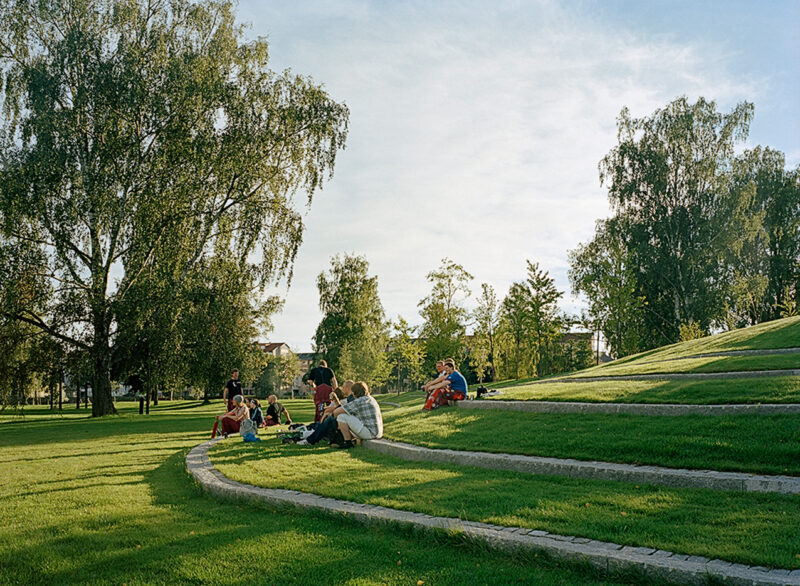 Sandgrundsparken i Karlstad. Foto Johan Krikström.