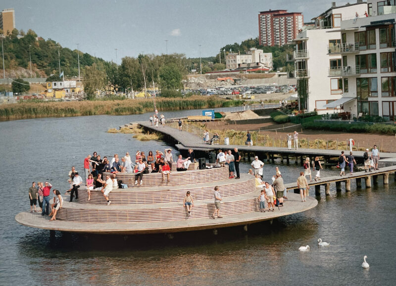 Vinnare av Sienapriset 2006 Vassparken och Observatorium i Hammarby sjöstad i Stockholm. Foto: Lennart Johansson