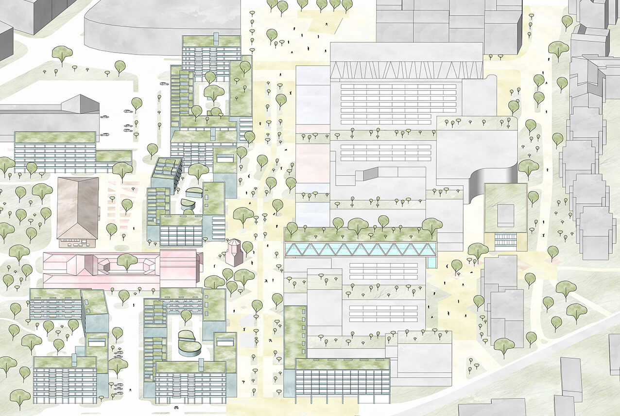 Uppsala centrumstaden.