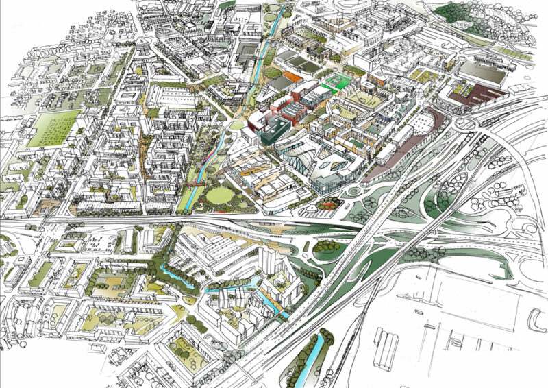 Backaplan planeringsförutsättningar, Göteborg. Bild: Göteborgs Stadsbyggnadskontor, Andrea Hulting Gustafson och Anders Svensson