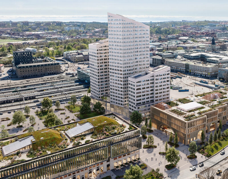 Kvarter A i Centralstaden i Göteborg. Foto: Jernhusen