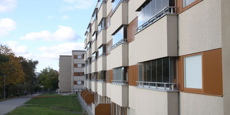 Förbjudet att borra i balkongtaket