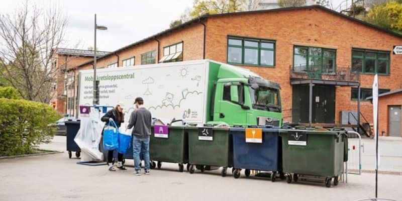 Mobil kretsloppscentral kommer till Henriksdalsberget