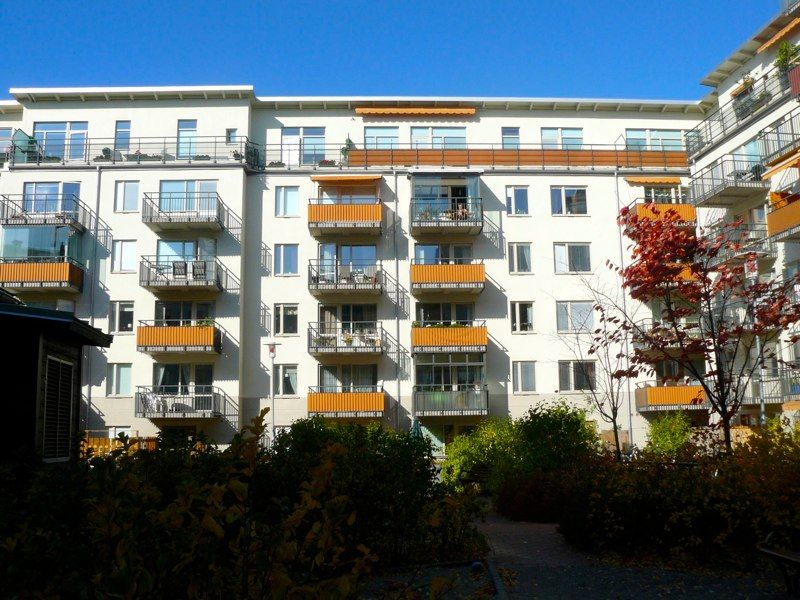 Siktargatan 8 och 10 sedd från innegården