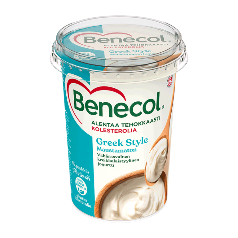Benecol_FI_greek_style_maustamaton_800x800 Benecol kreikkalaistyylinen kolesterolia alentava maustamaton jogurtti
