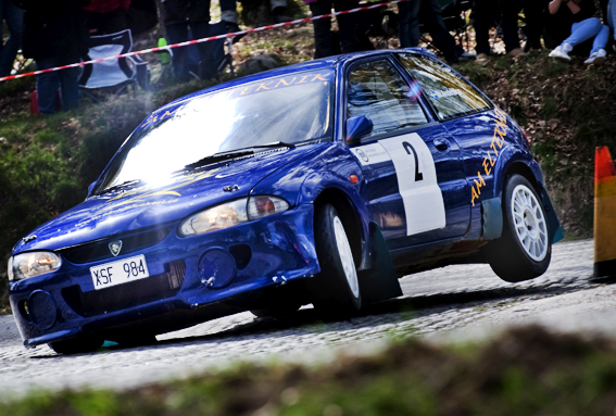 20100502 Mats Andersson Eslövs MK på väg mot att bli näst bäste svensk i Liee Mats Rally Sprint. Bild. Tommy Svensson