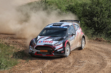 02 KAJETANOWICZ Kajetan (pol) and BARAN Jaroslaw (pol) action during the European Rally Championship 2017 - Acropolis Rally Of Grece - Loutraki From June 2 to 4 in Loutraki - Photo Gregory Lenormand / DPPI