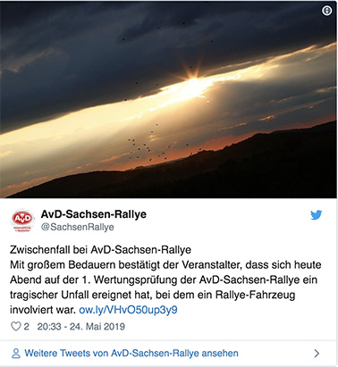 Rallytragedi i Sachsen Rallye, Lundberg fick ingen bra ERC-start i