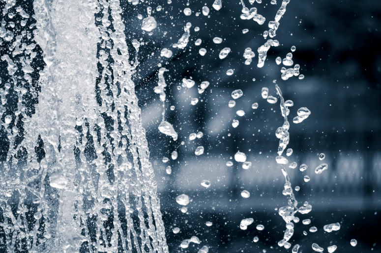 Image of water falling