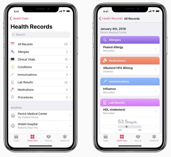 iOS 11.3 beta 1 Health
