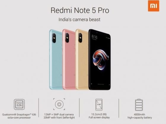 Xiaomi Redmi Note 5 Pro