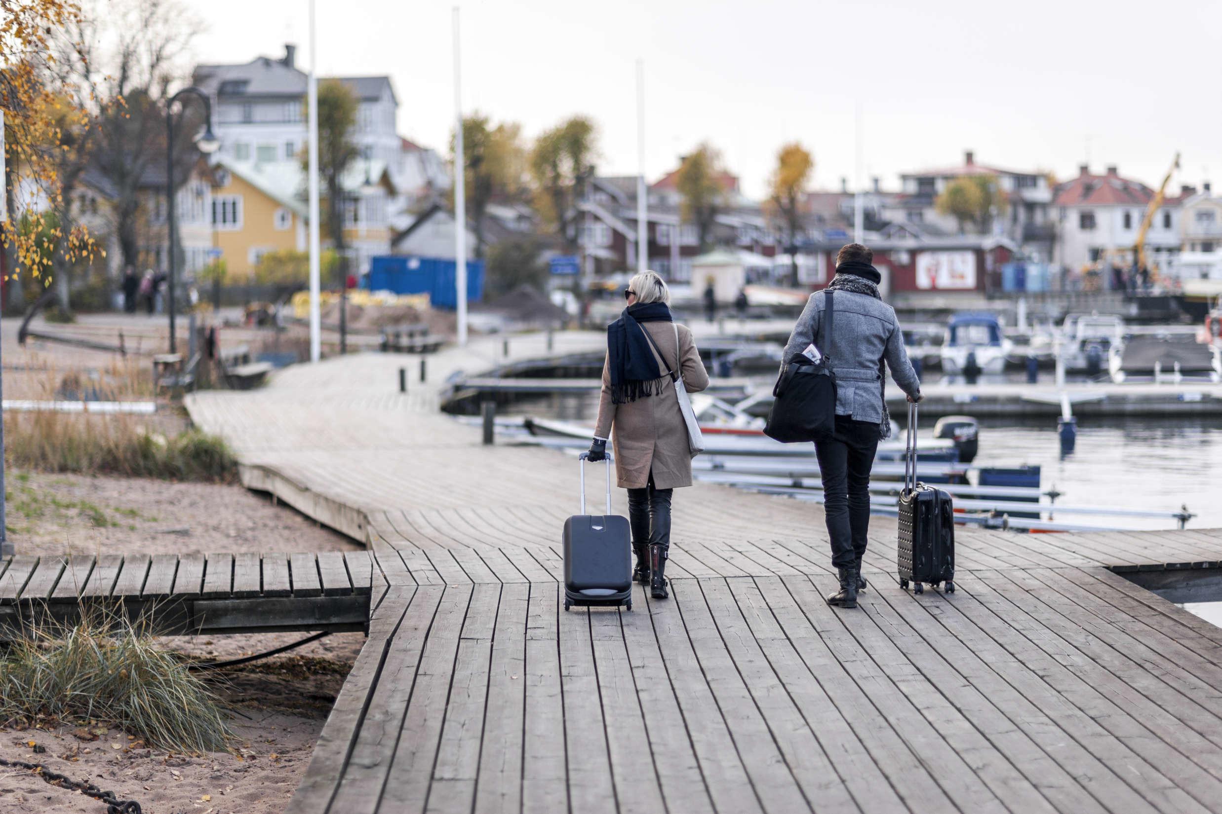 Arrival in Sandhamn, Stockholm