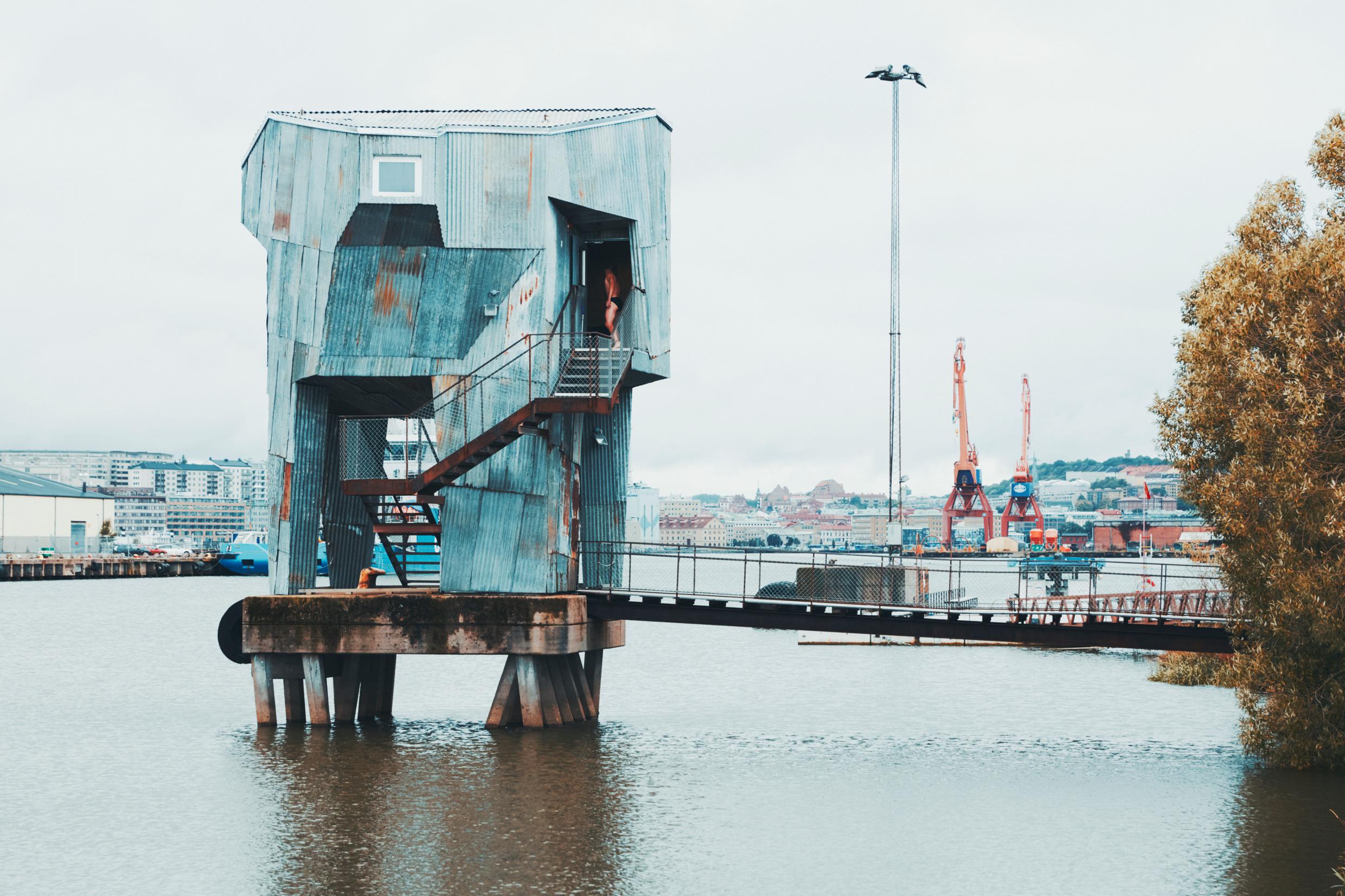 Communal sauna in Frihamnen