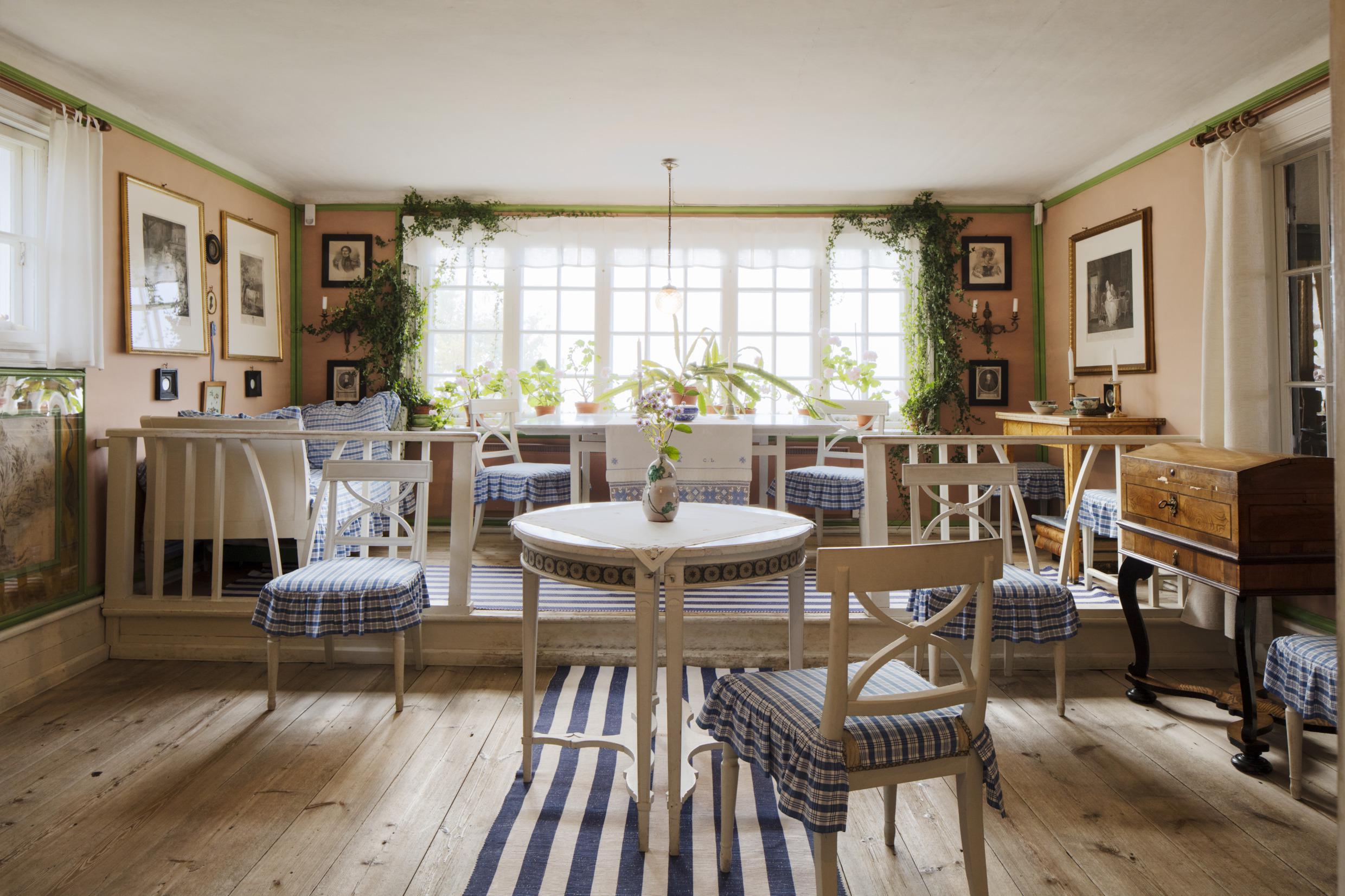 Binnen in het huis van Karin en Carl Larsson