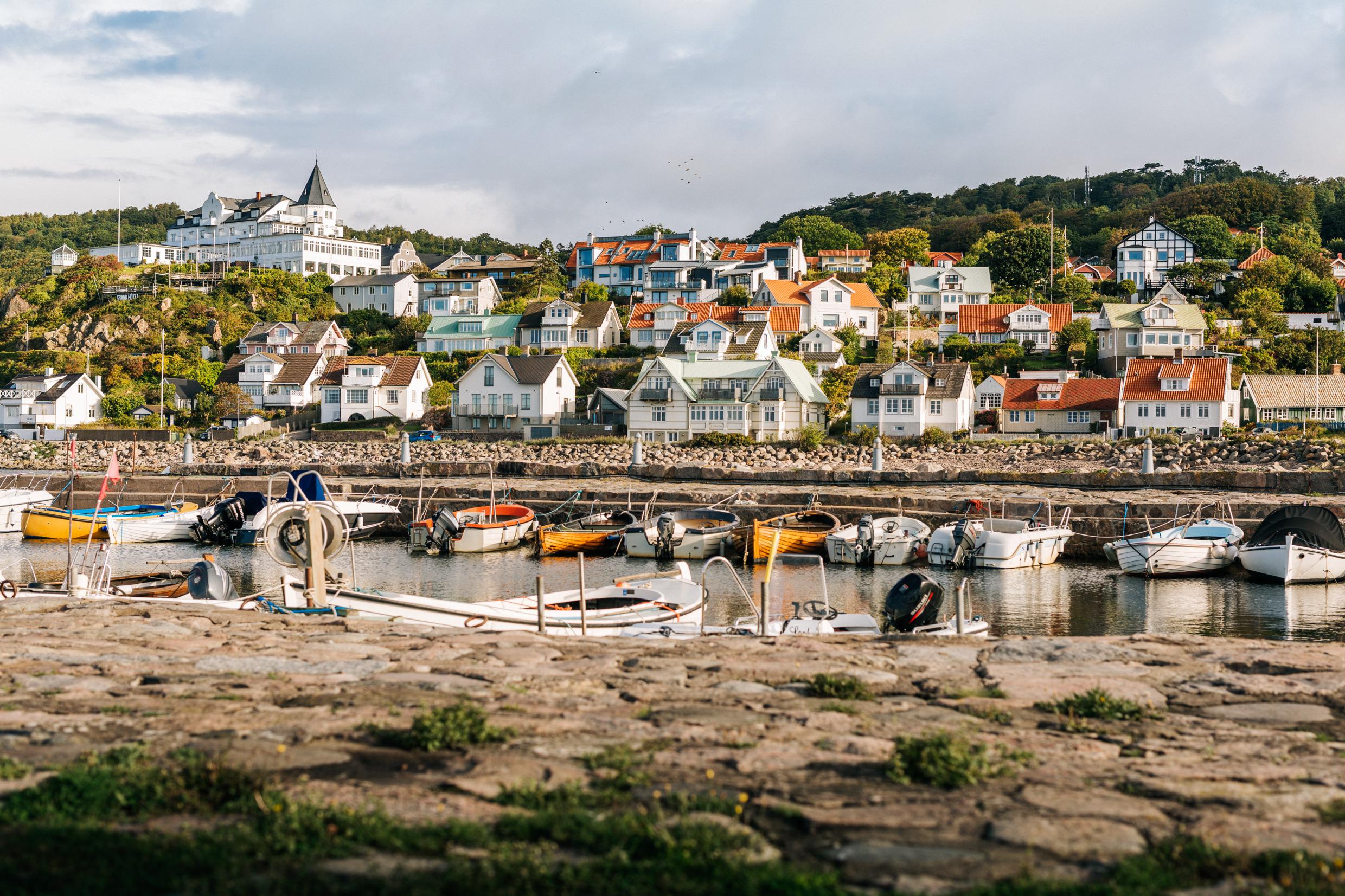 De haven in Mölle