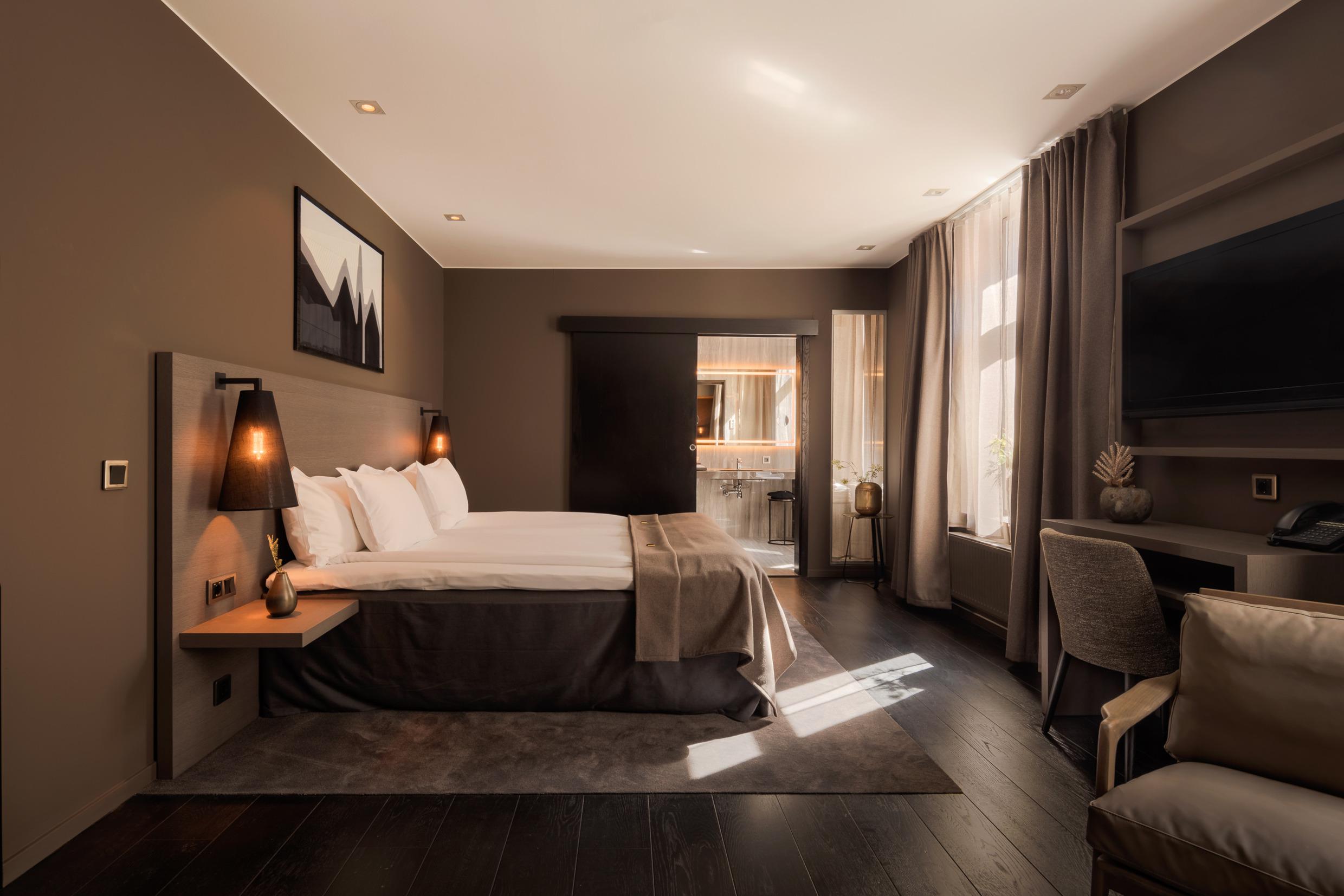 Das Zimmer Grand deluxe im The Lamp Hotel & Spa in Norrköping