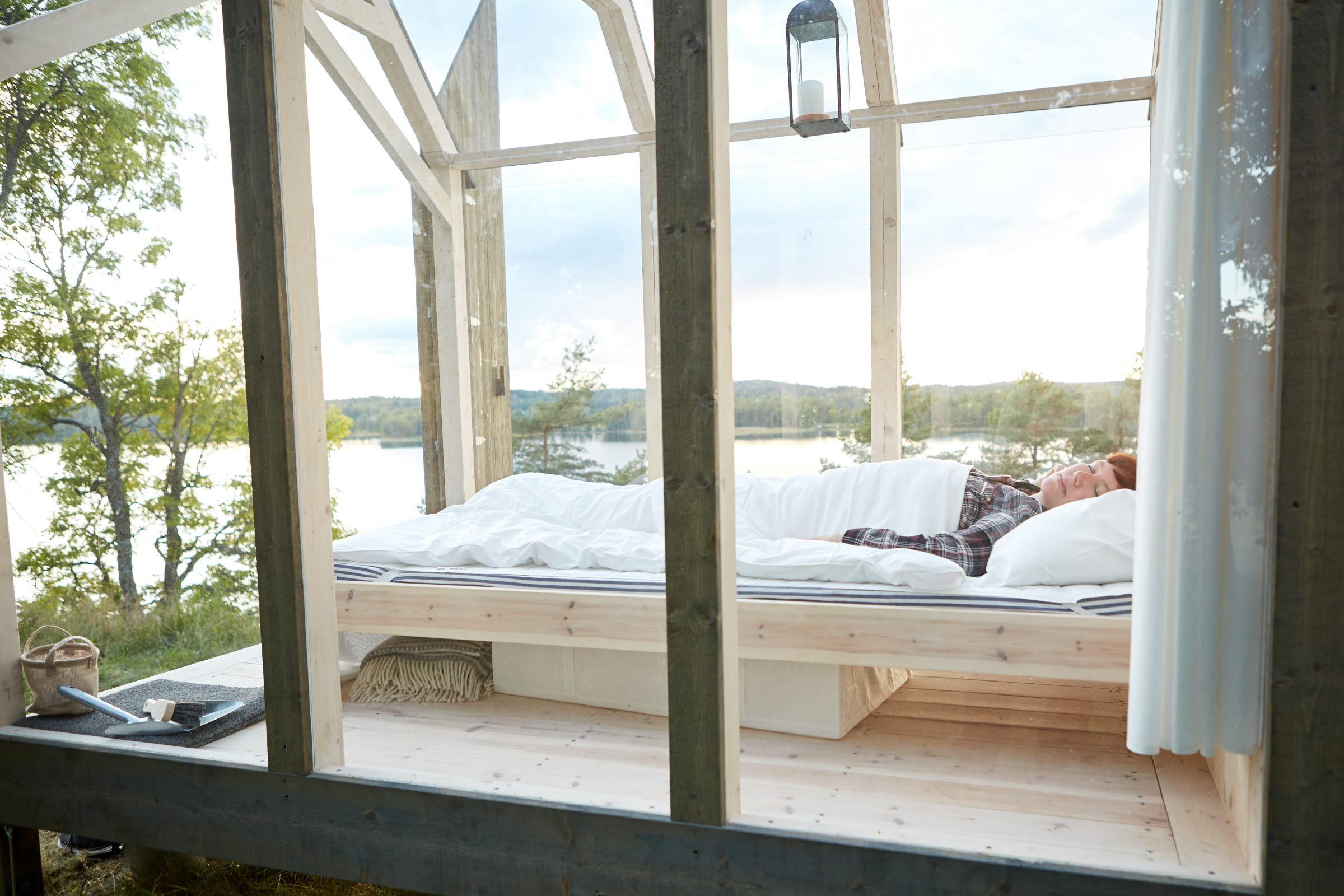 Gläsernes Ferienhaus auf Henriksholm