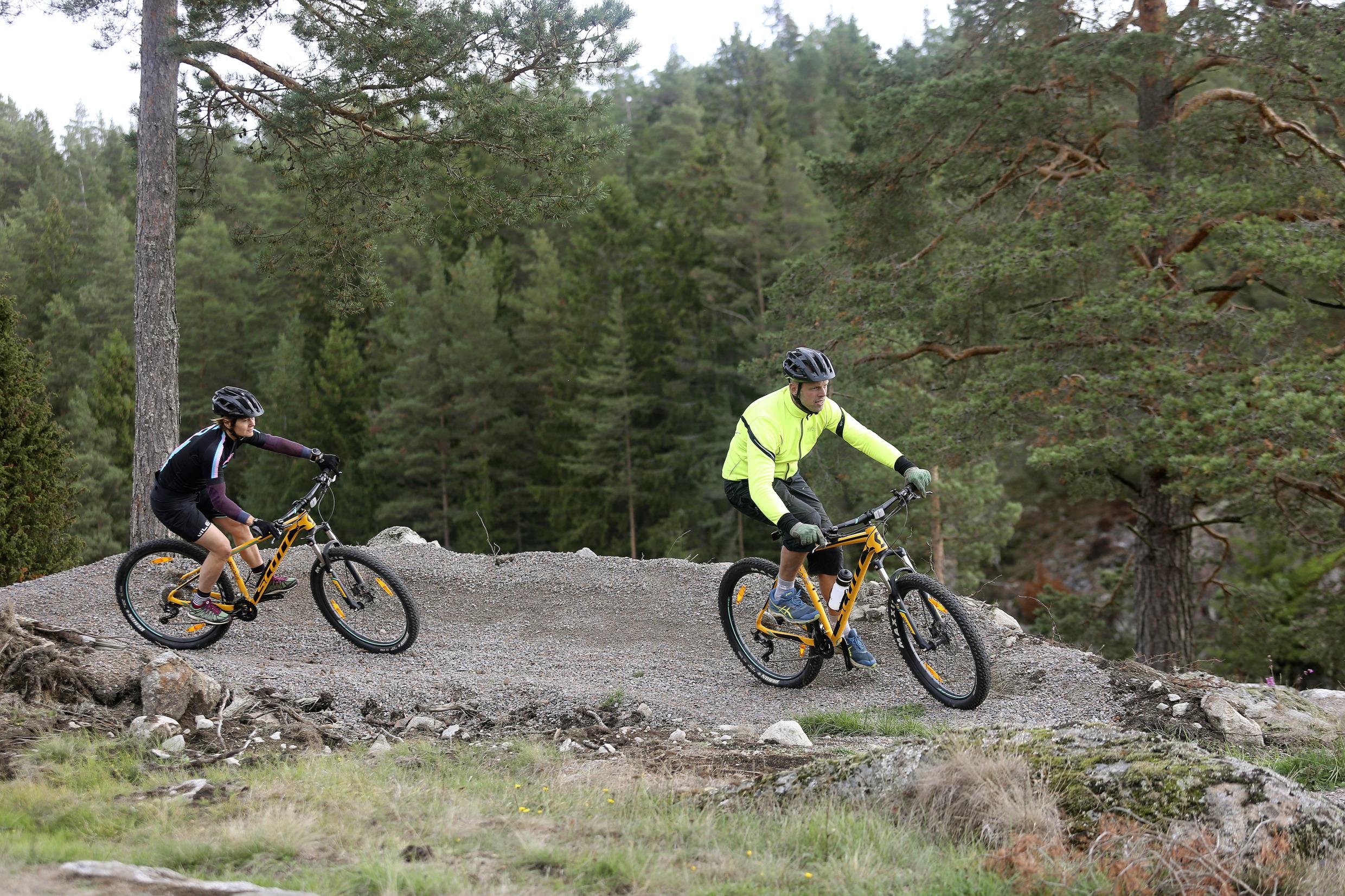 Mountainbiking auf Bergs Gård