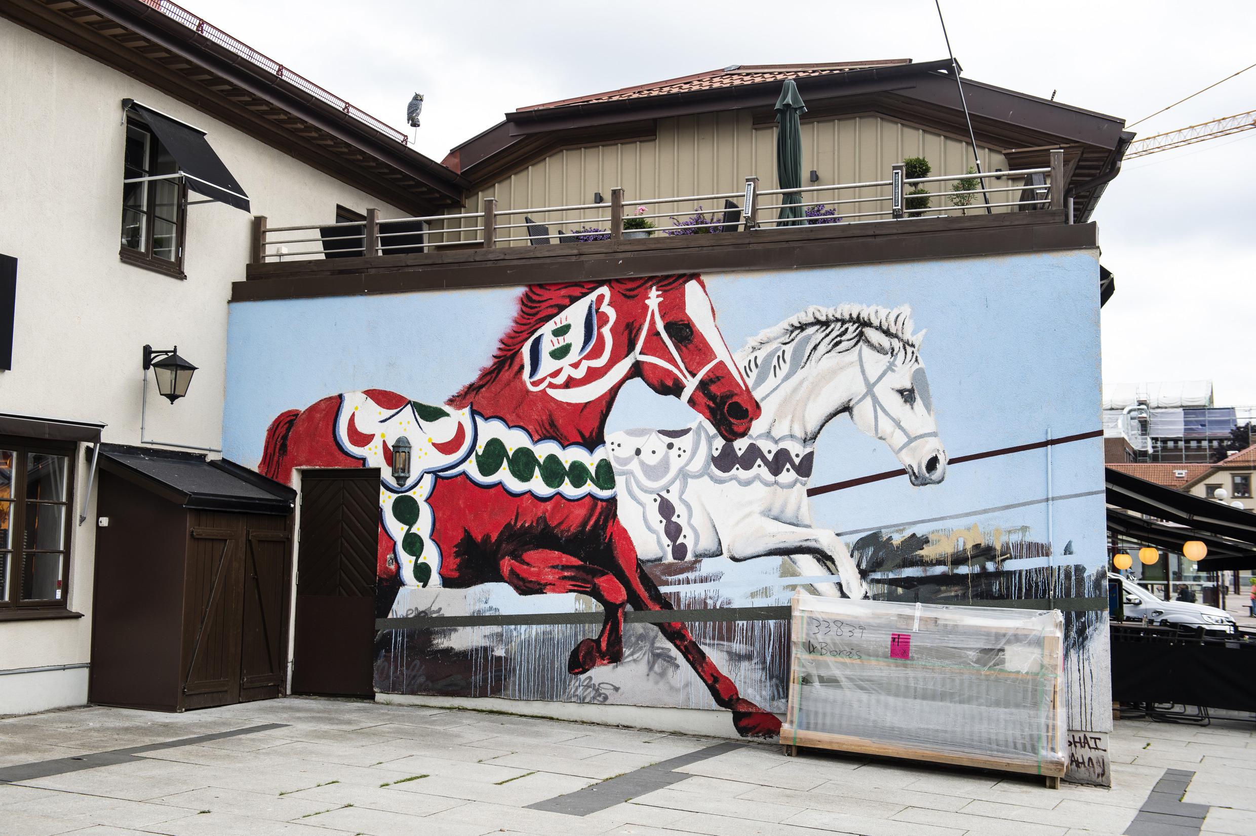 Street art by Shai Dahan for No Limit Street Art, Borås