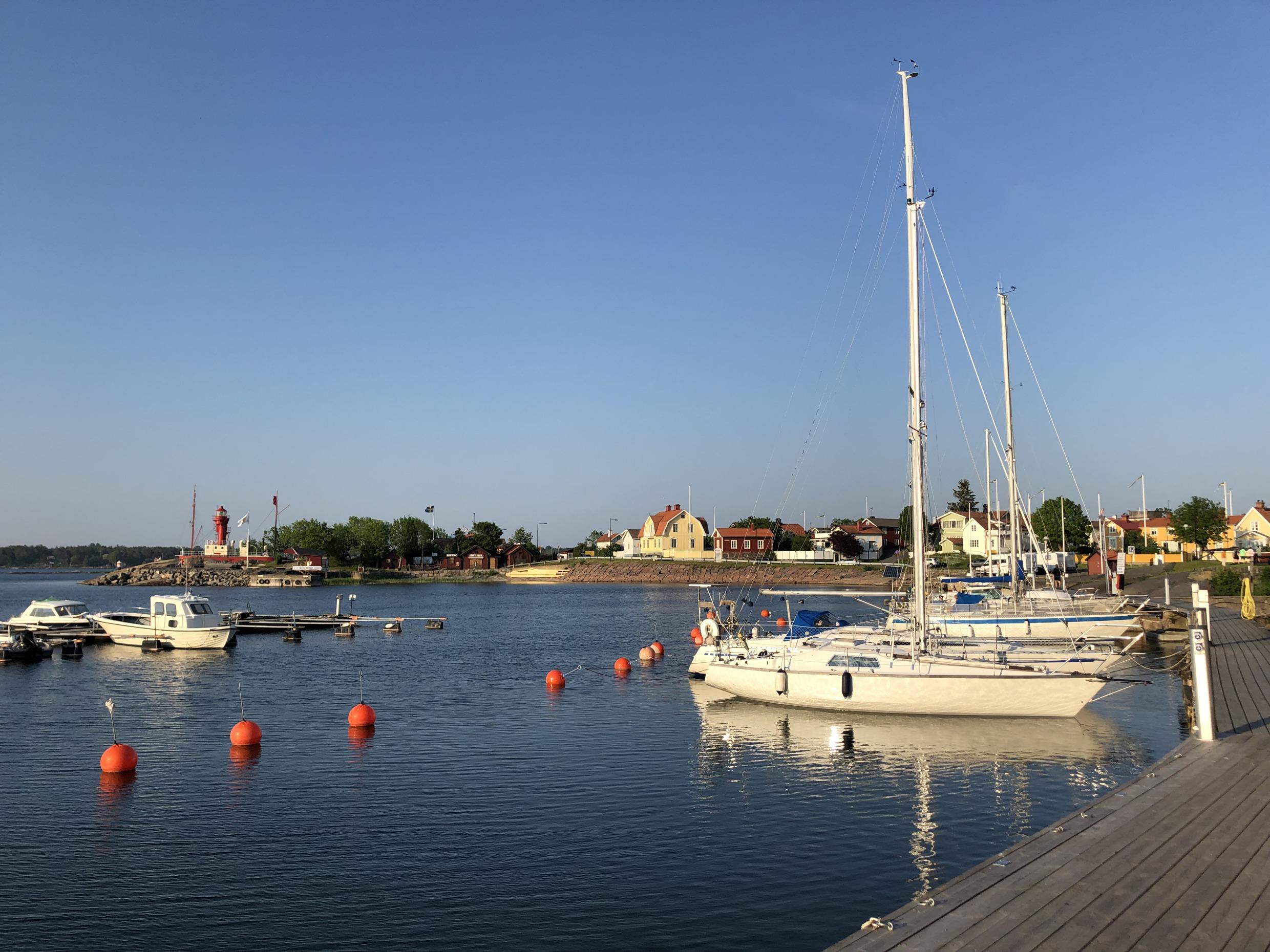 Le port de plaisance d'Öregrund