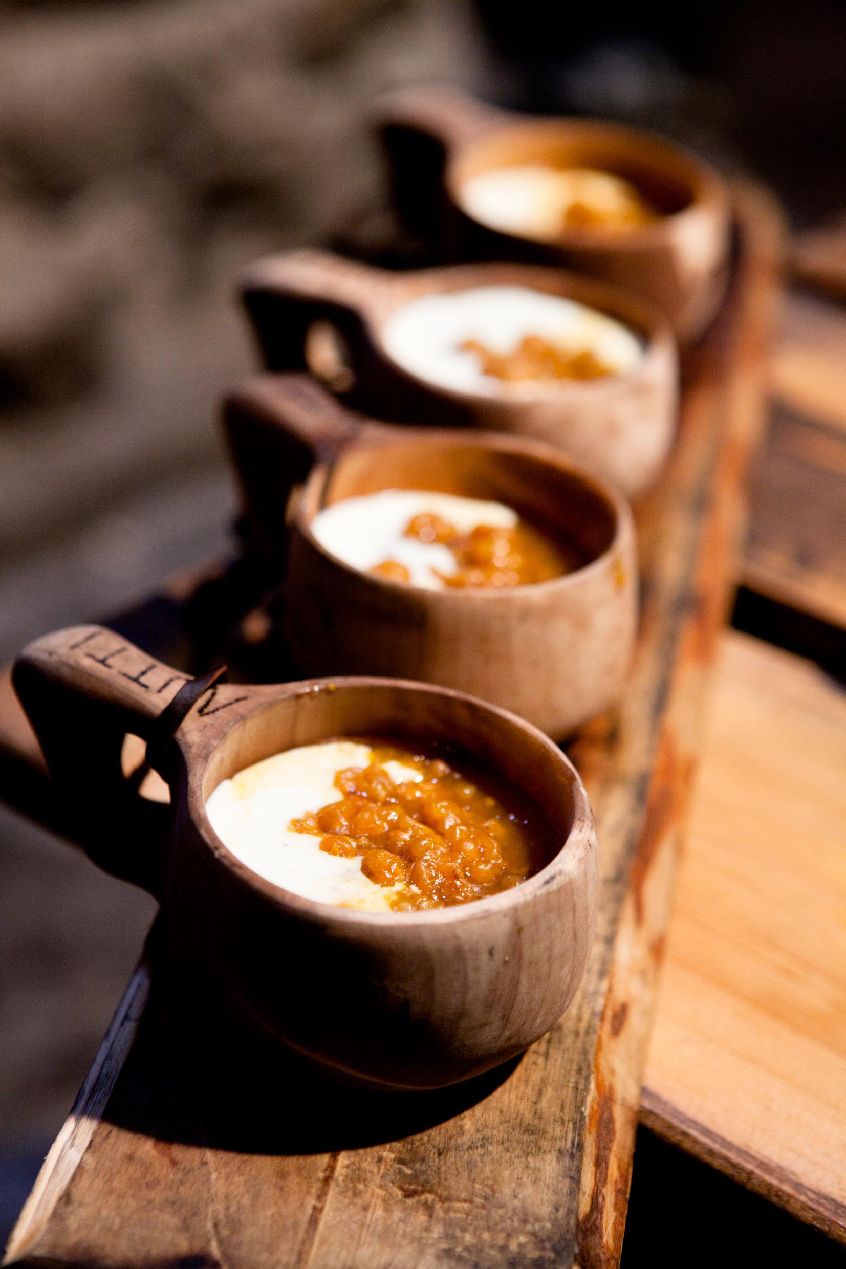 Bergbraambes-dessert