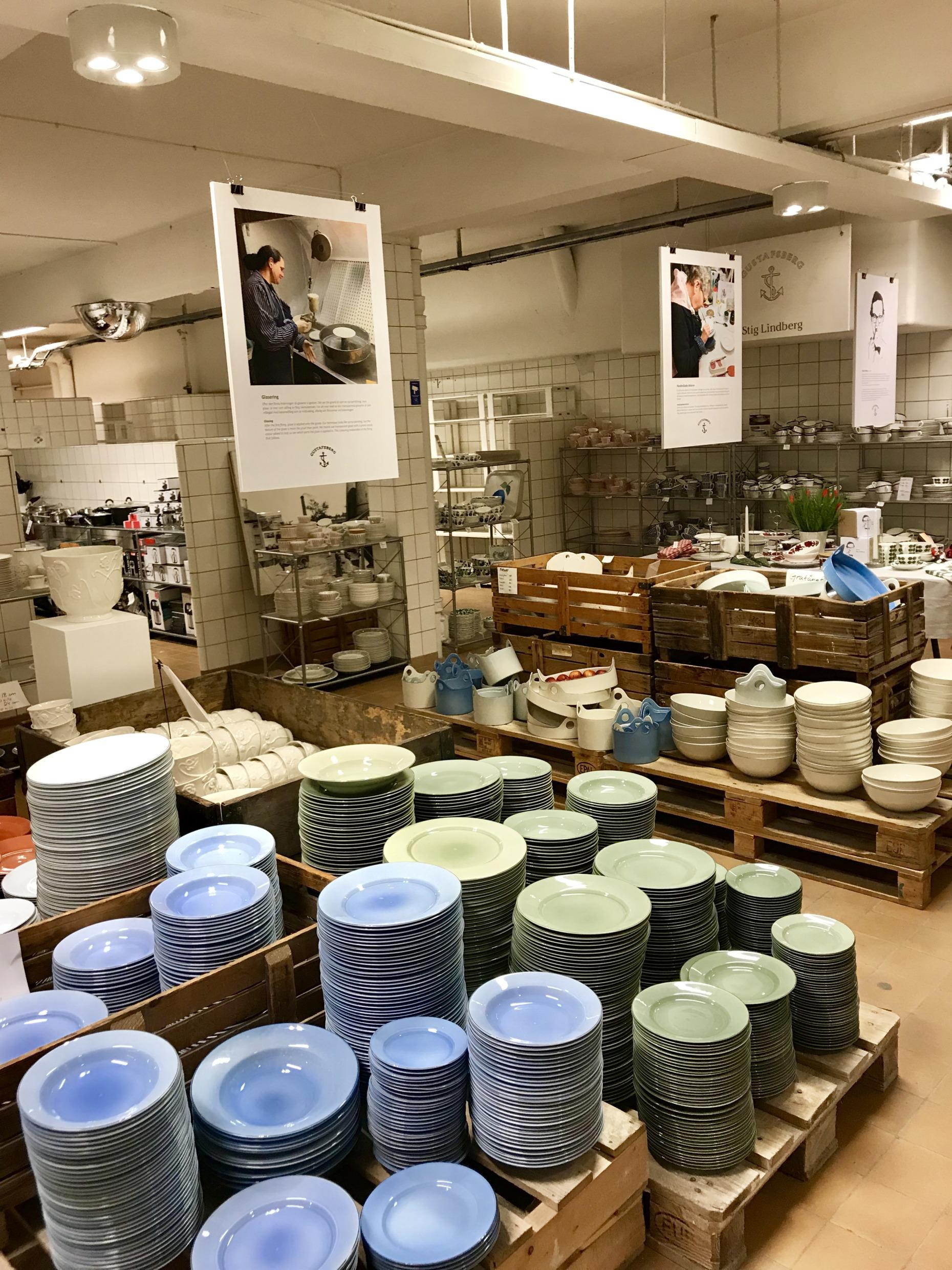 Usine de porcelaine de Gustavsberg.