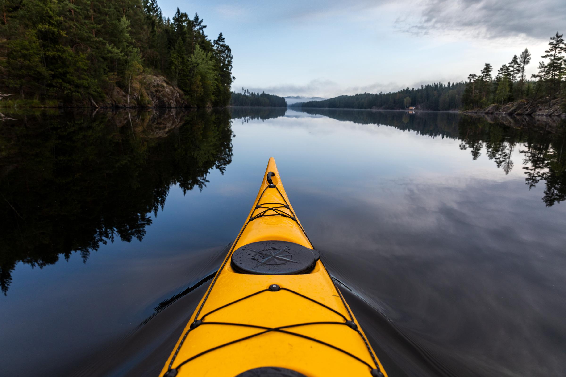 Mit dem Kajak in Dalsland