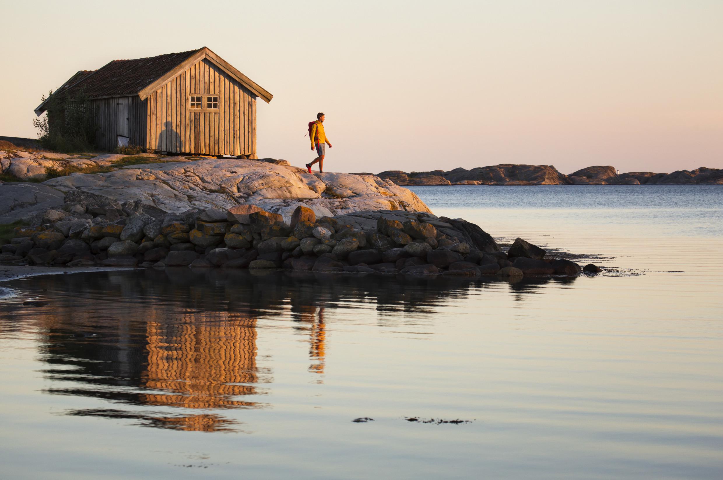 Wandelen op de Koster Islands, West-Zweden
