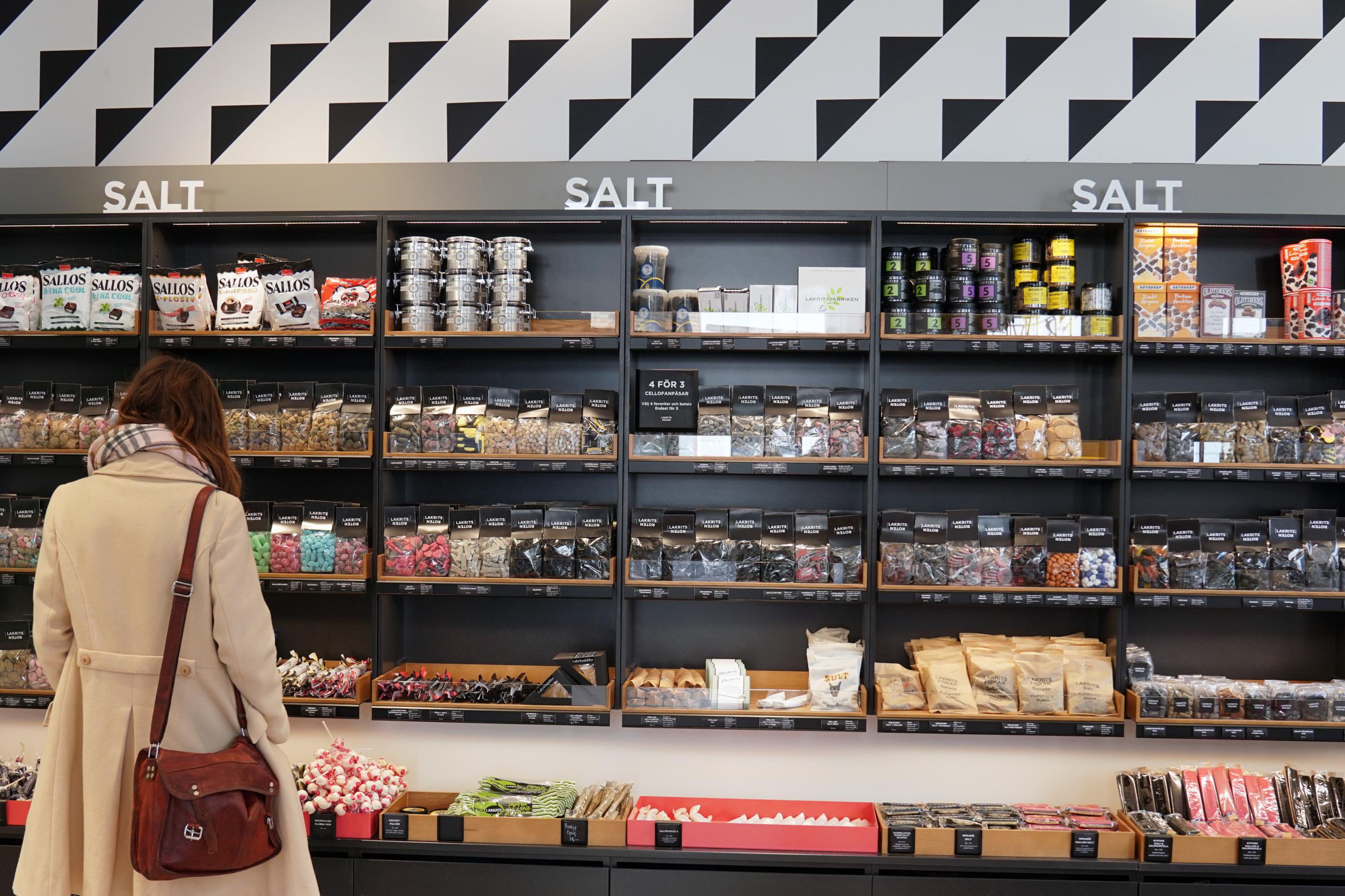 Inside the store Lakritsroten