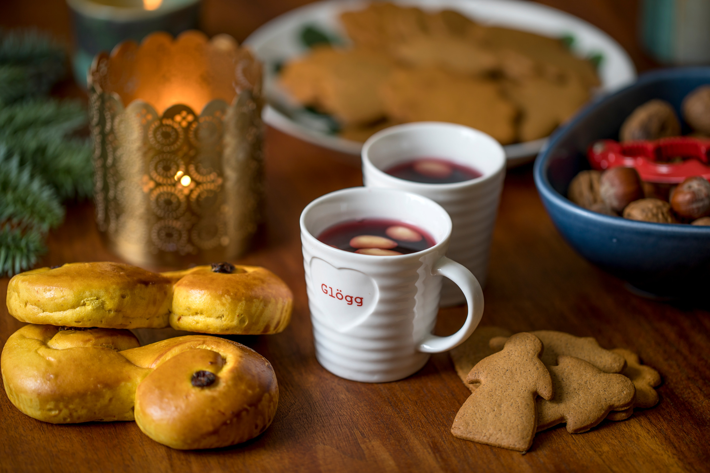 Glögg and gingerbread