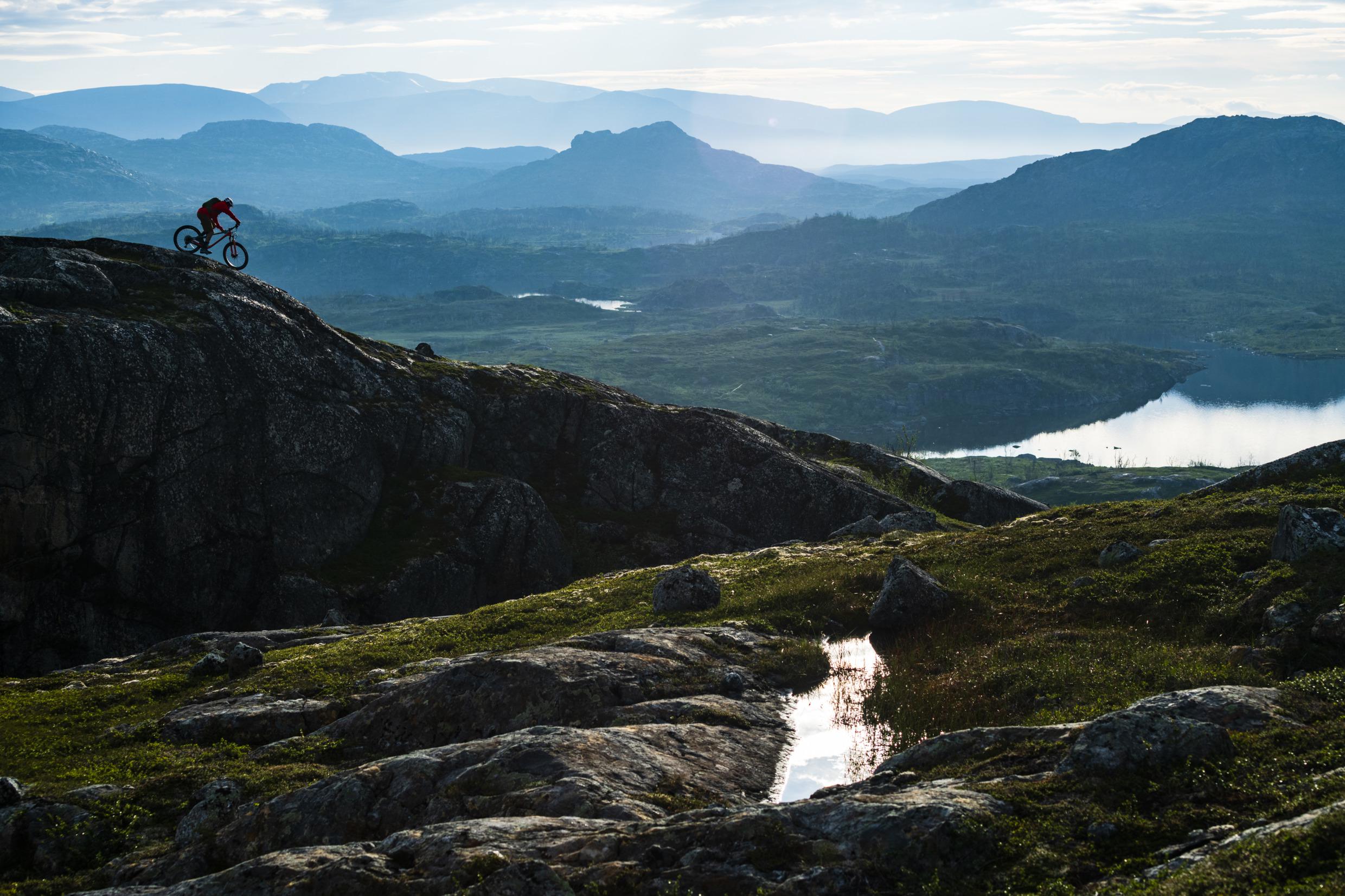 Mountainbiken in Schwedisch Lappland