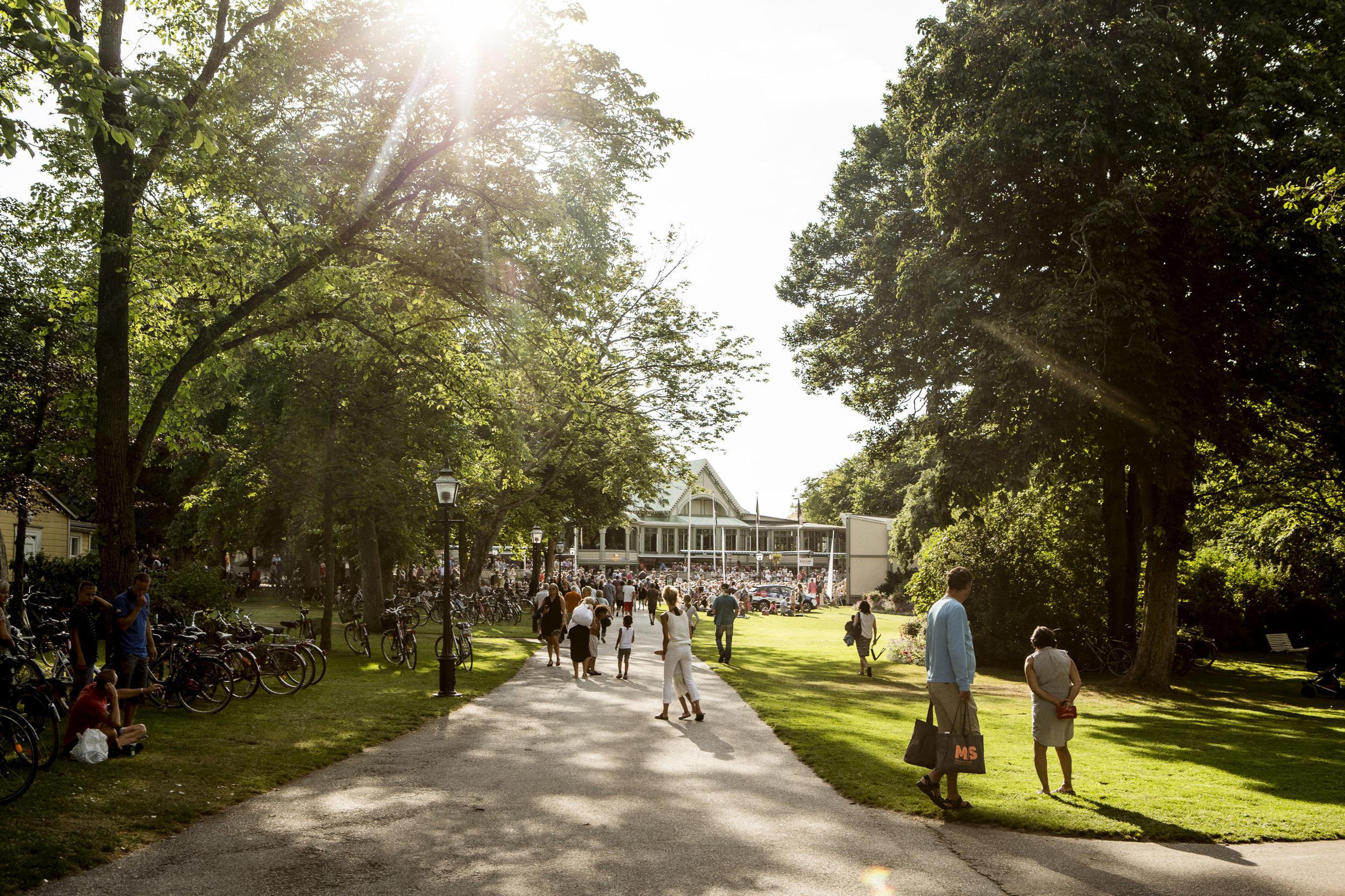Societetsparken à Varberg, Halland