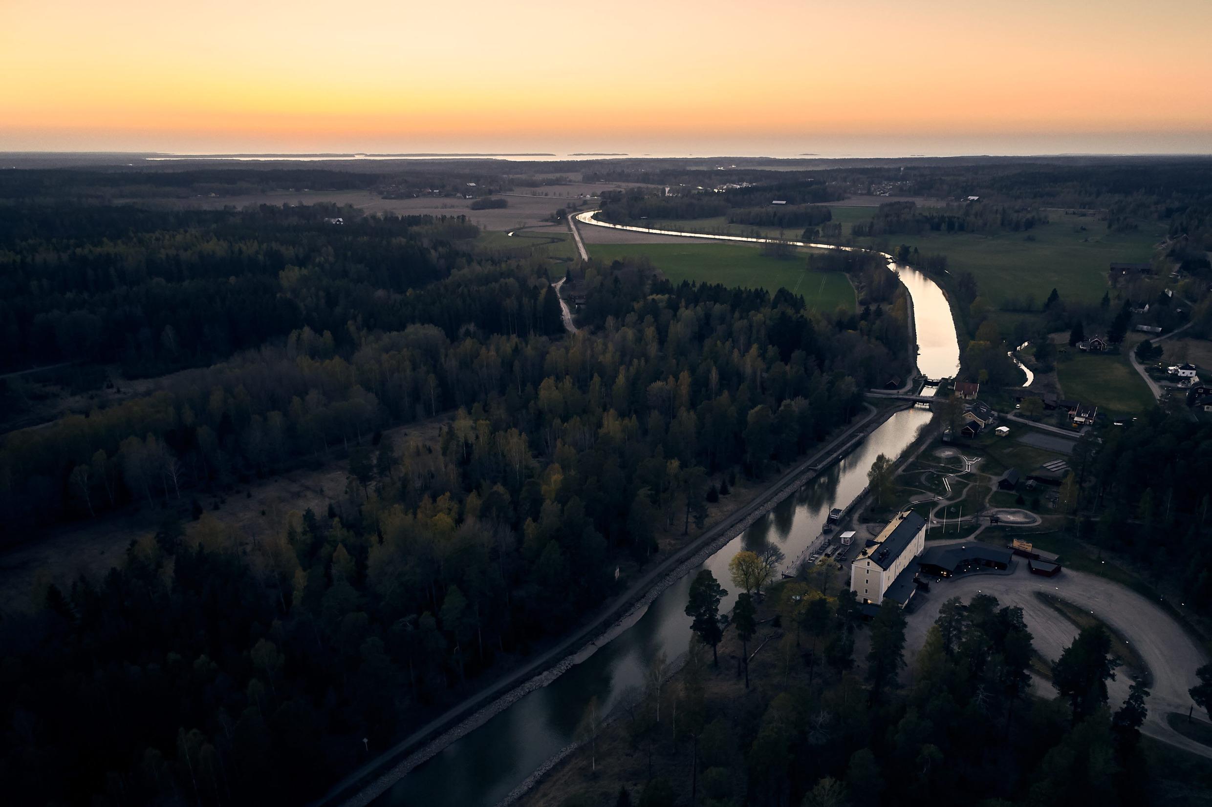 Norrqvarn sur le canal Göta