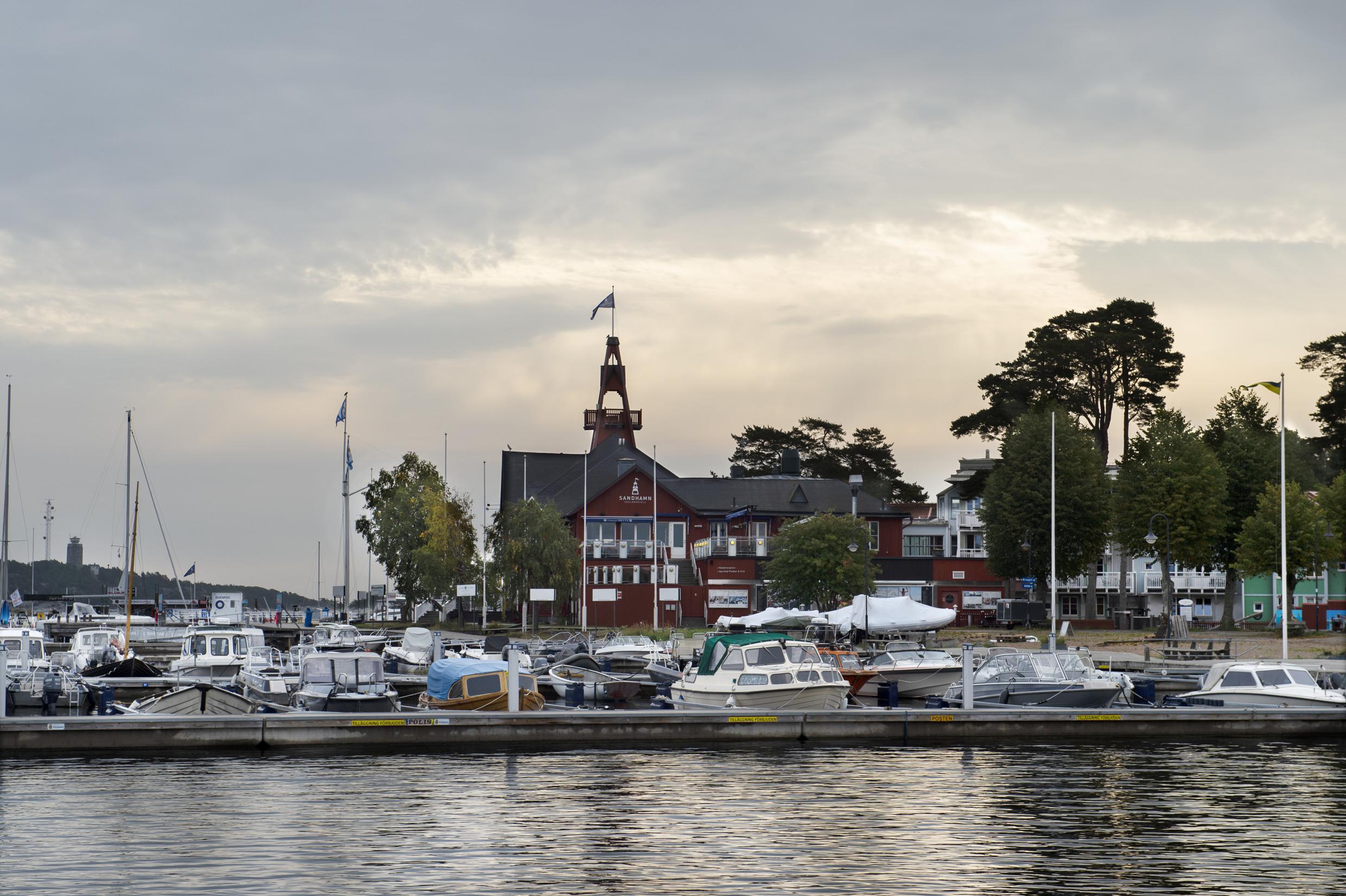 Sandhamn Seglarhotell in den Stockholmer Schären