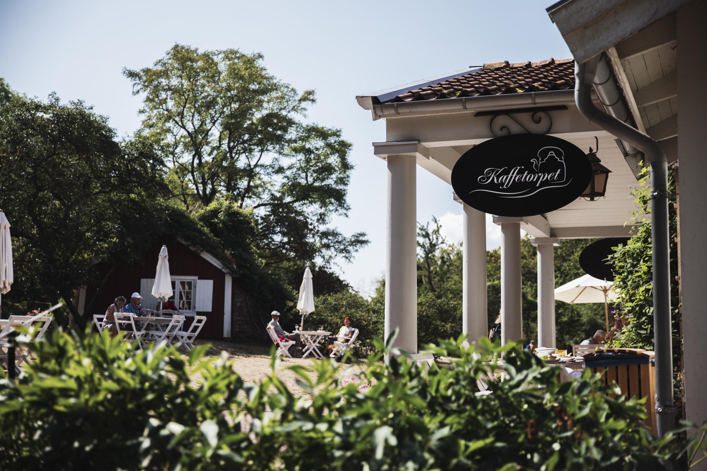 Café Kaffetorpet bei Schloss Solliden