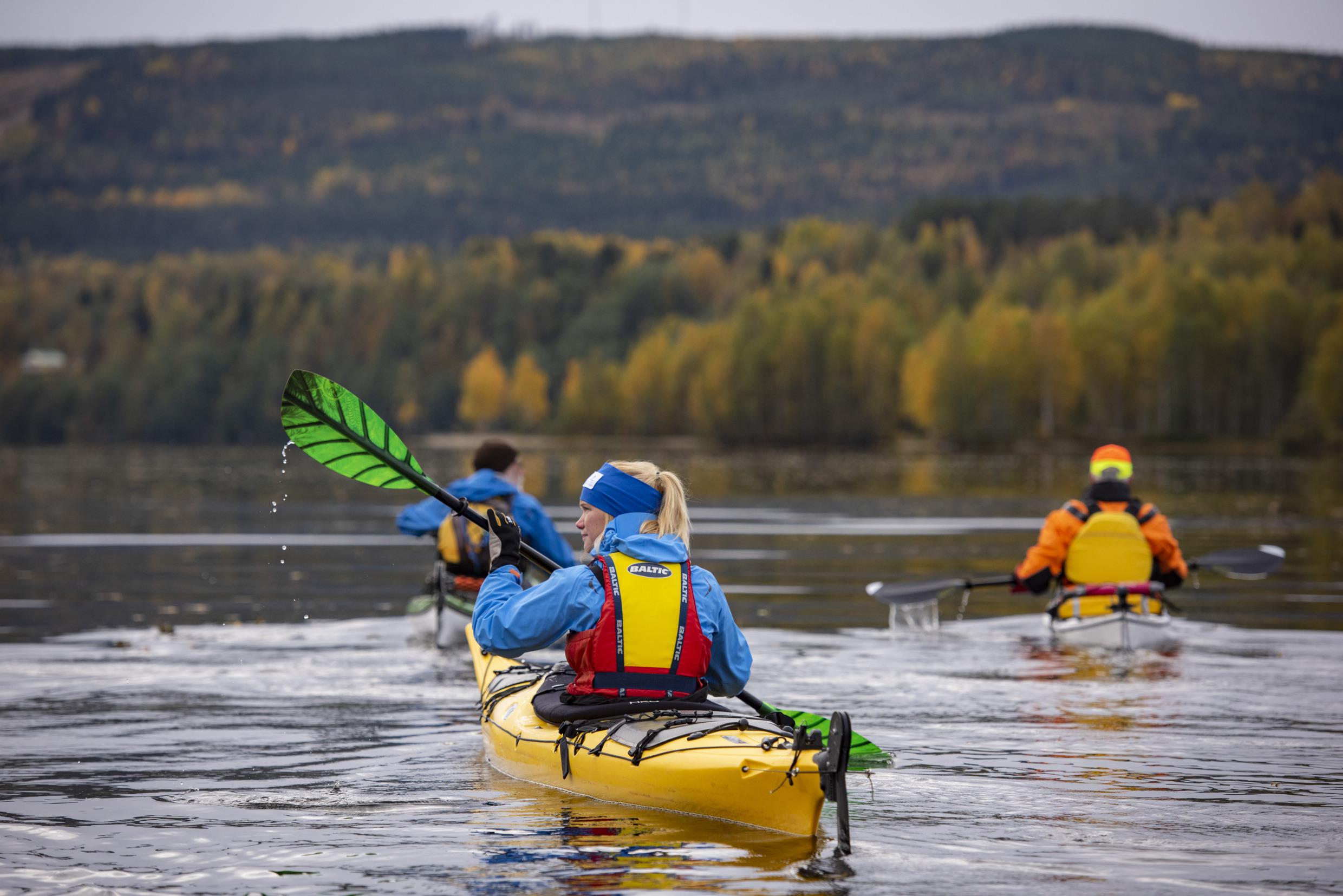 Faire du kayak dans la Haute Côte