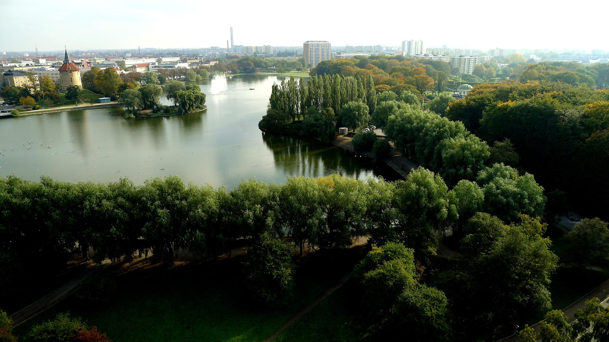 vue sur Pildammsparken