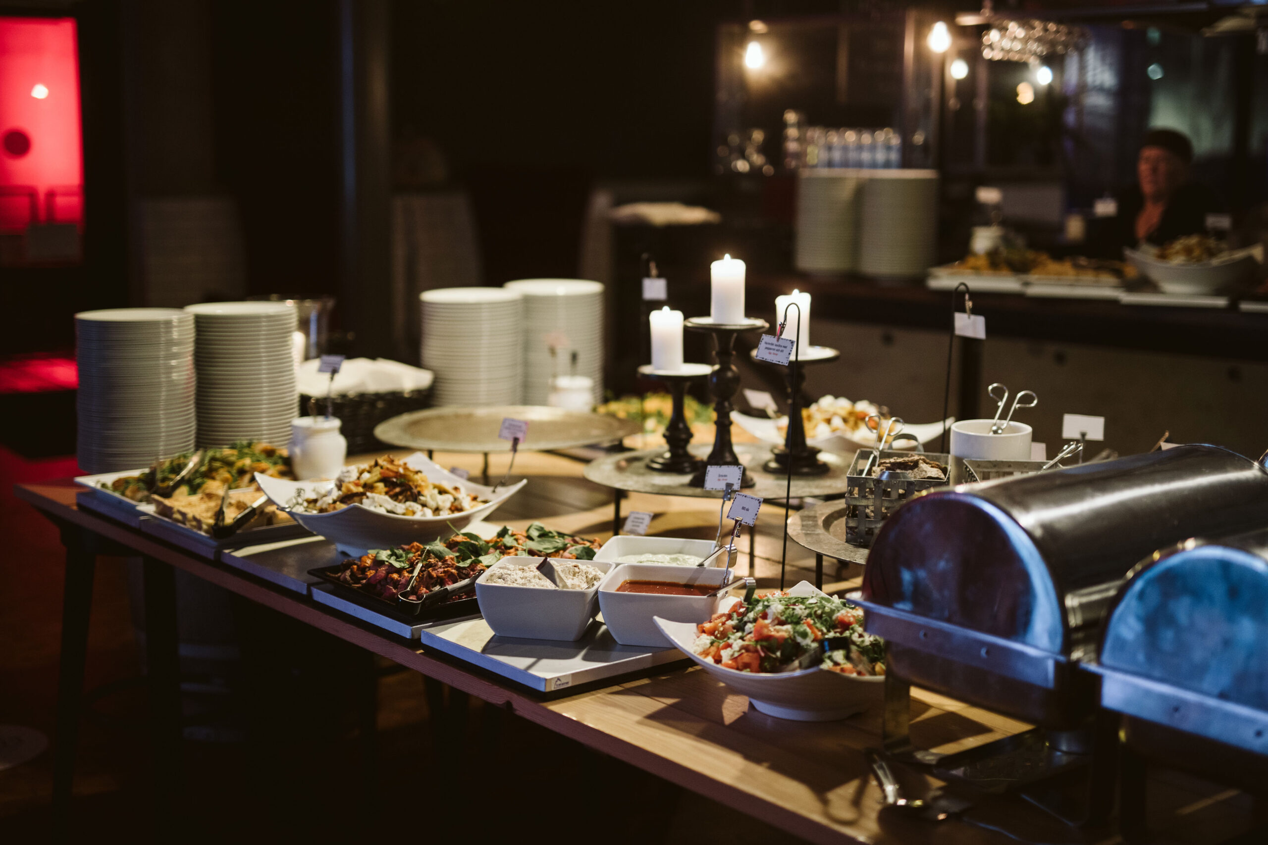 Ein Mittagsbuffet bei „The Food Company“