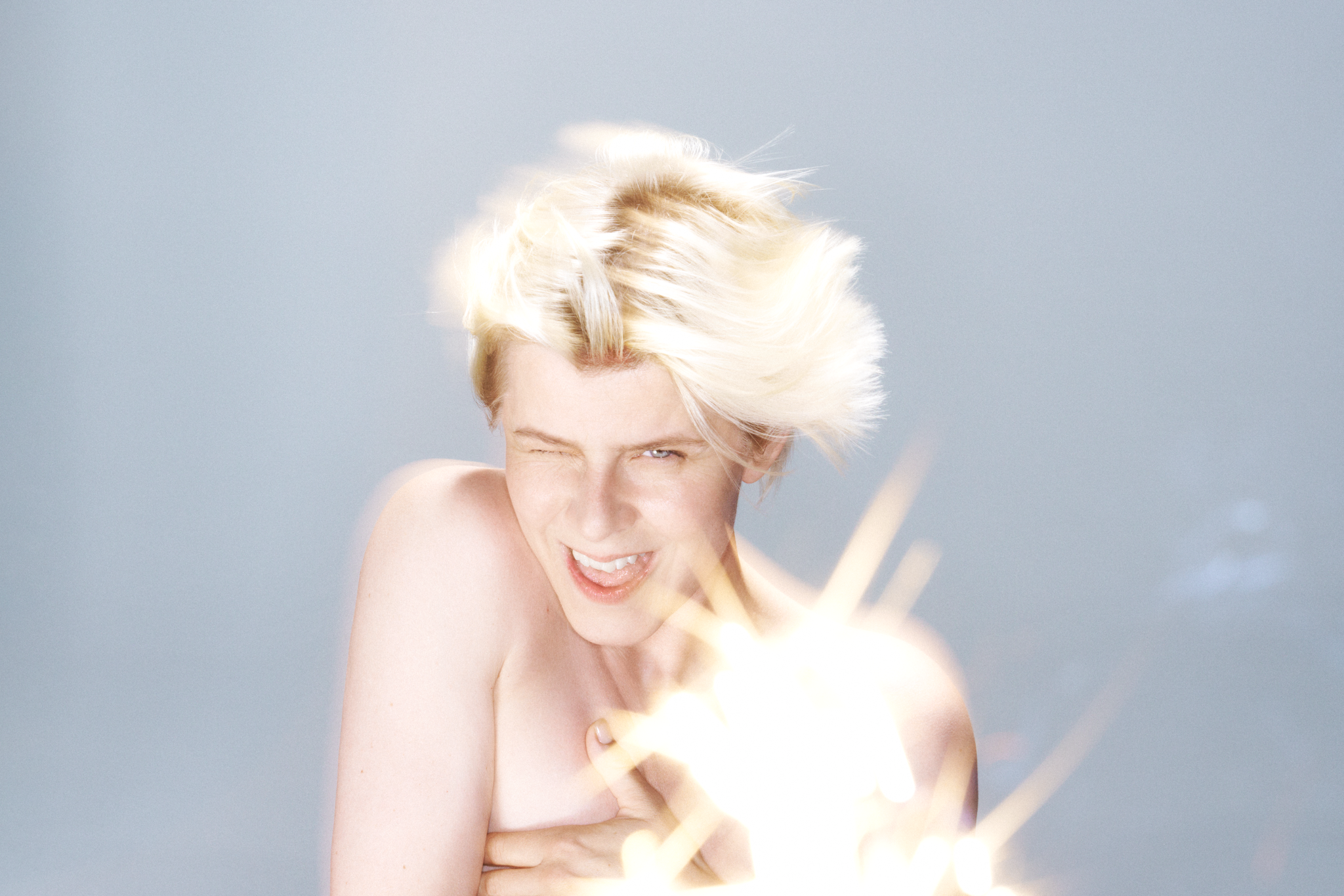 Portrait of Swedish artist Robyn.