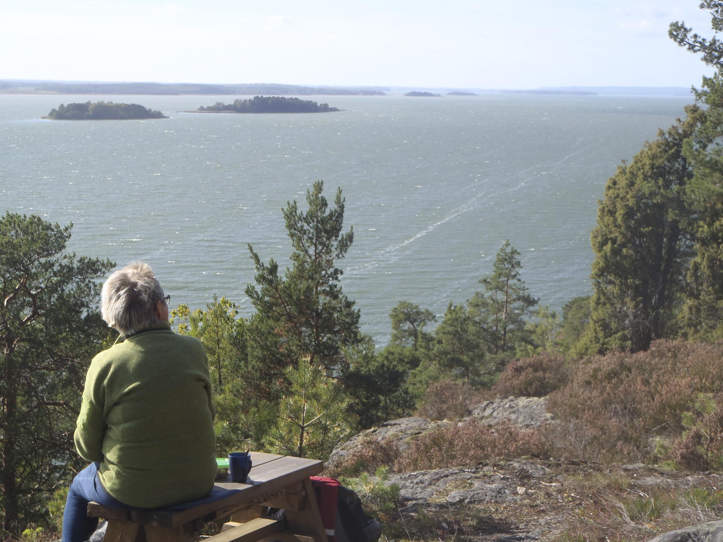 Vue du sentier du Sörmland (Sörmlandsleden)