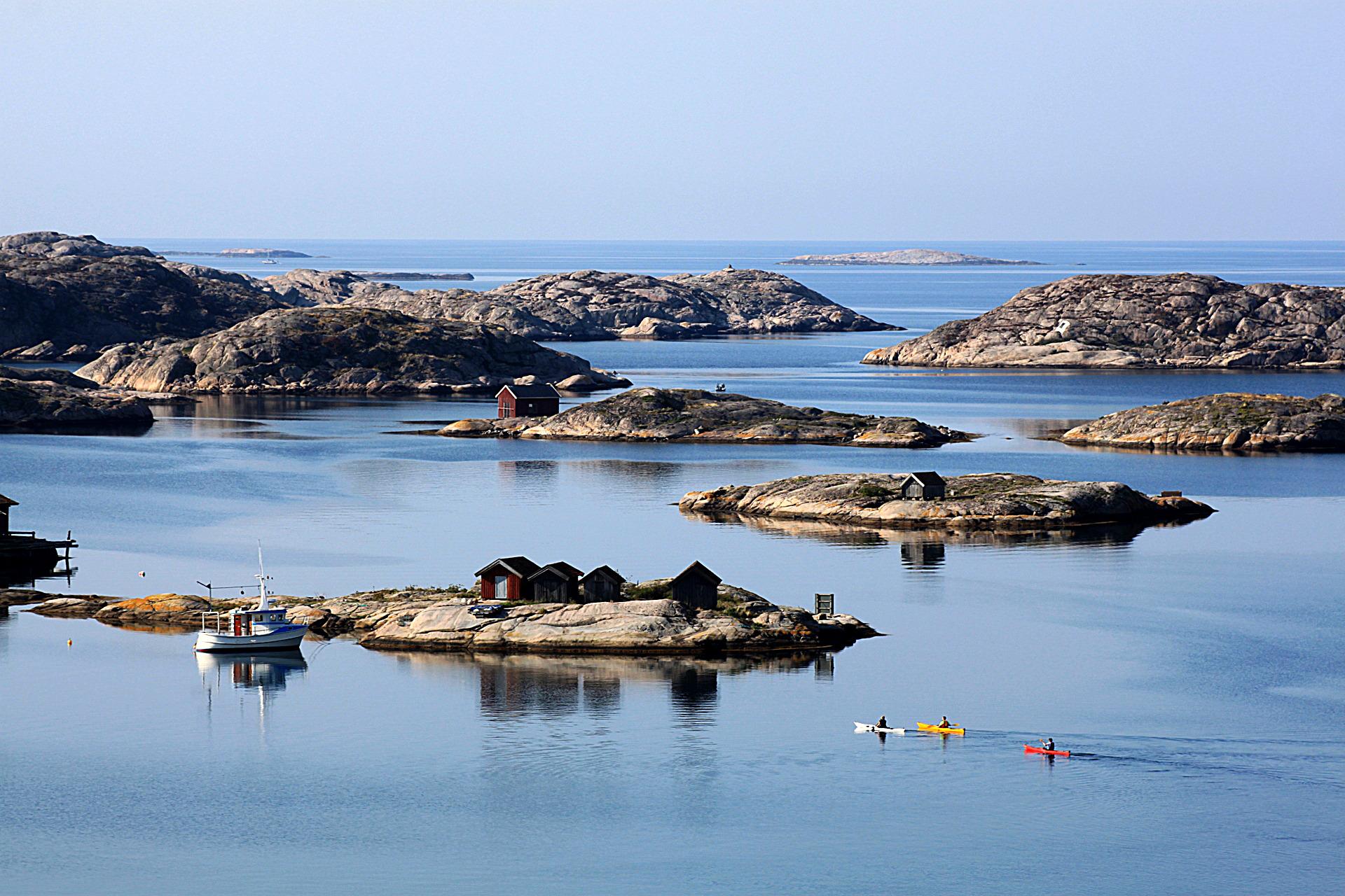 Faire du kayak dans le Bohuslän