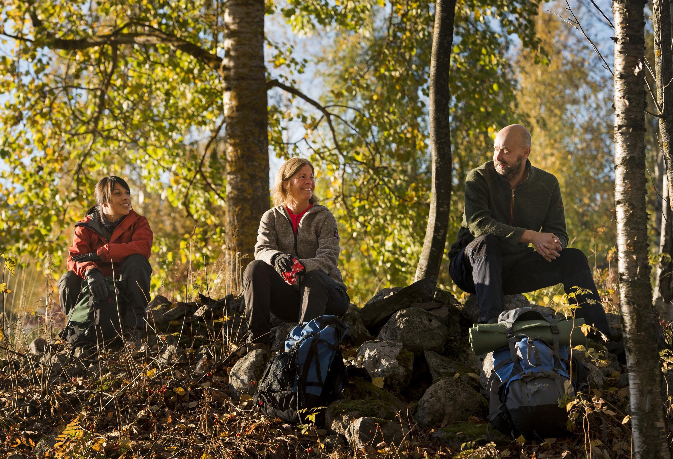 Wandern auf dem St. Olavsleden