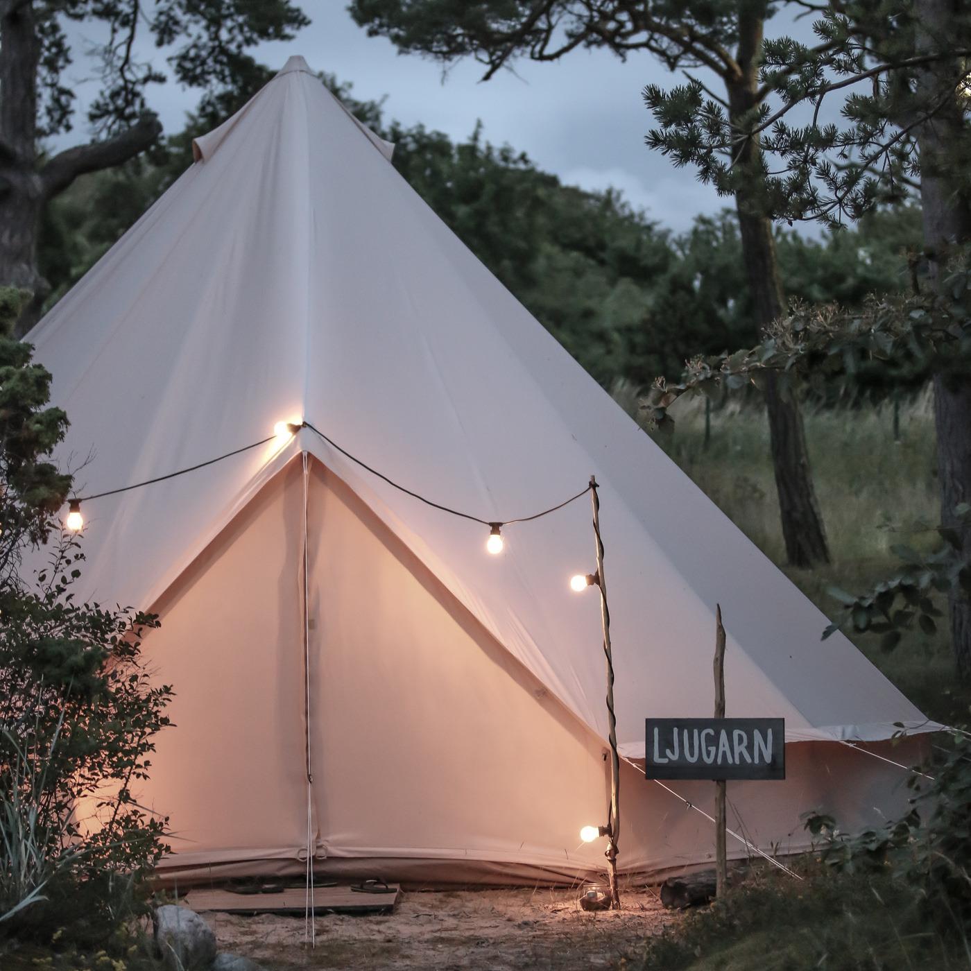 Glamping bei Surflogiet auf Gotland