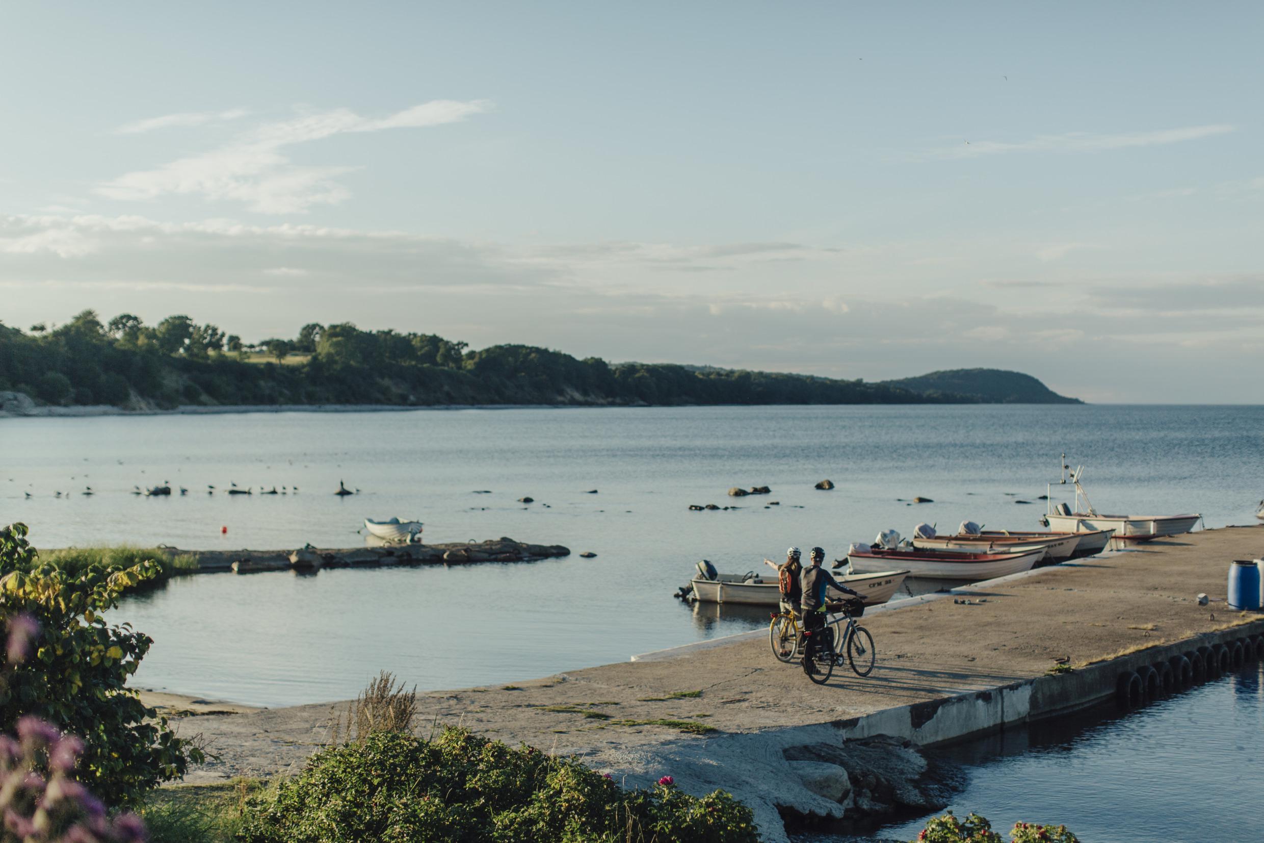 Am Meer auf der Fahrradroute Sydostleden in Skåne