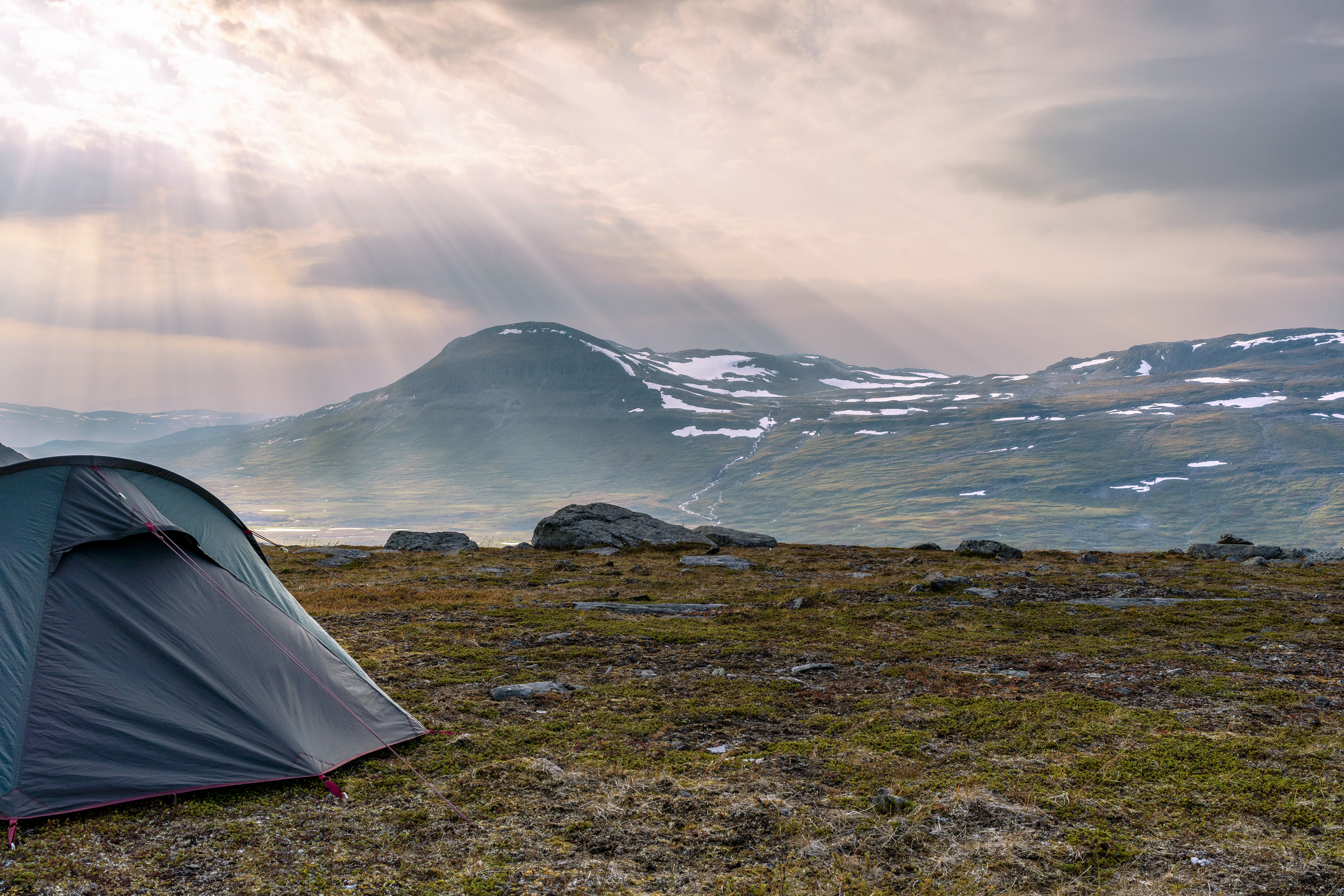 Camping in Laponia