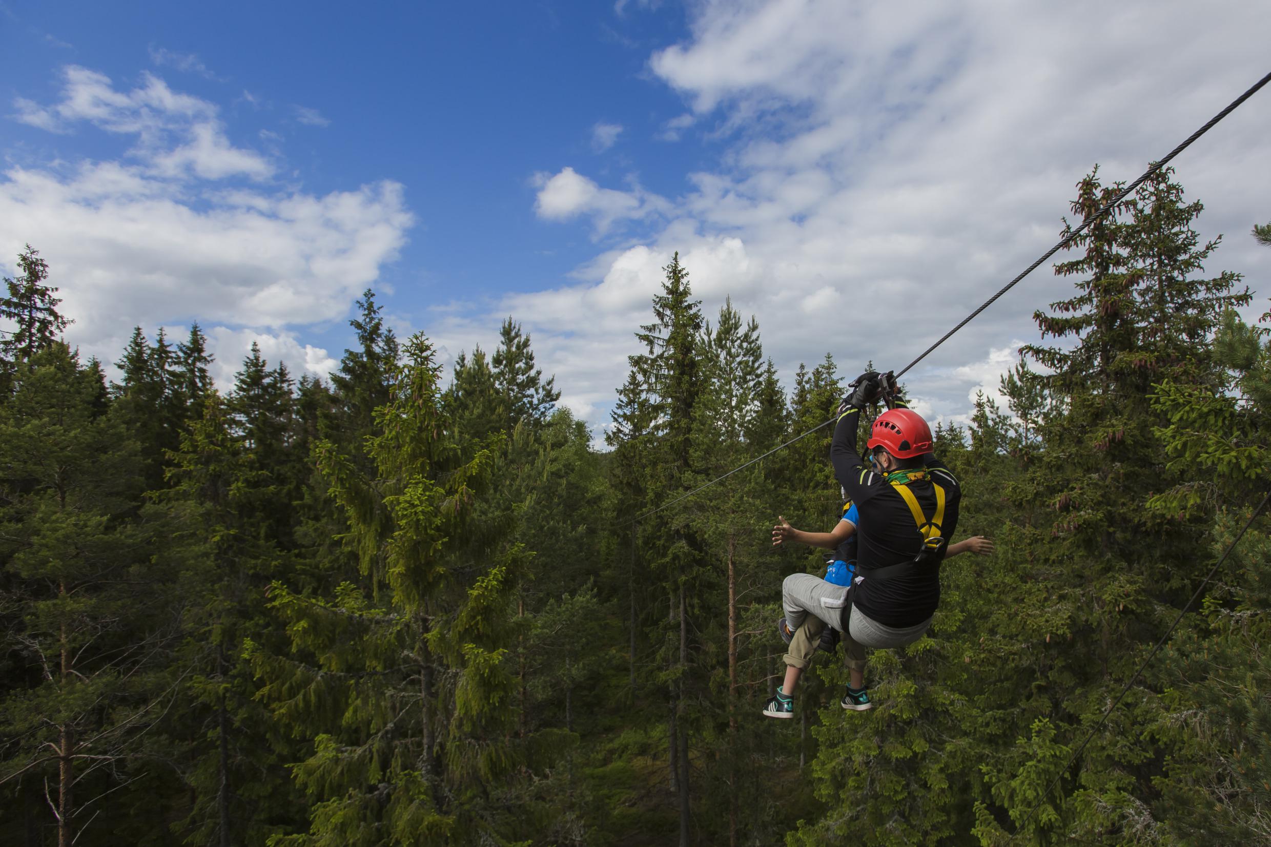 Zipline für Kinder, Småland