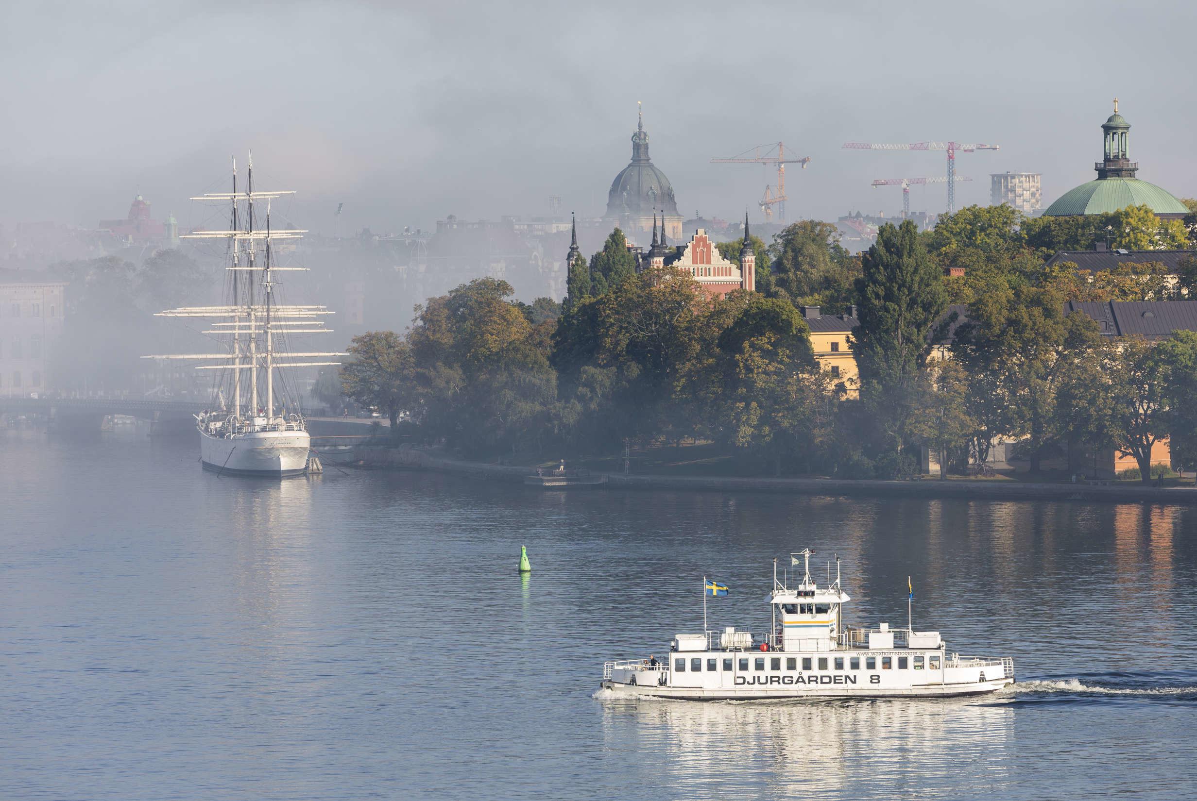 Voyager en bateau à Stockholm